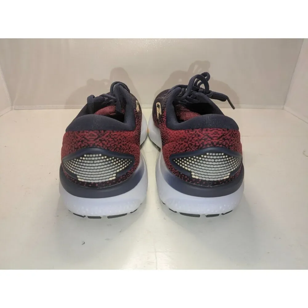Brooks Ghost 16 Running Shoes Women Navy Blue/Pink Size 7 Wide